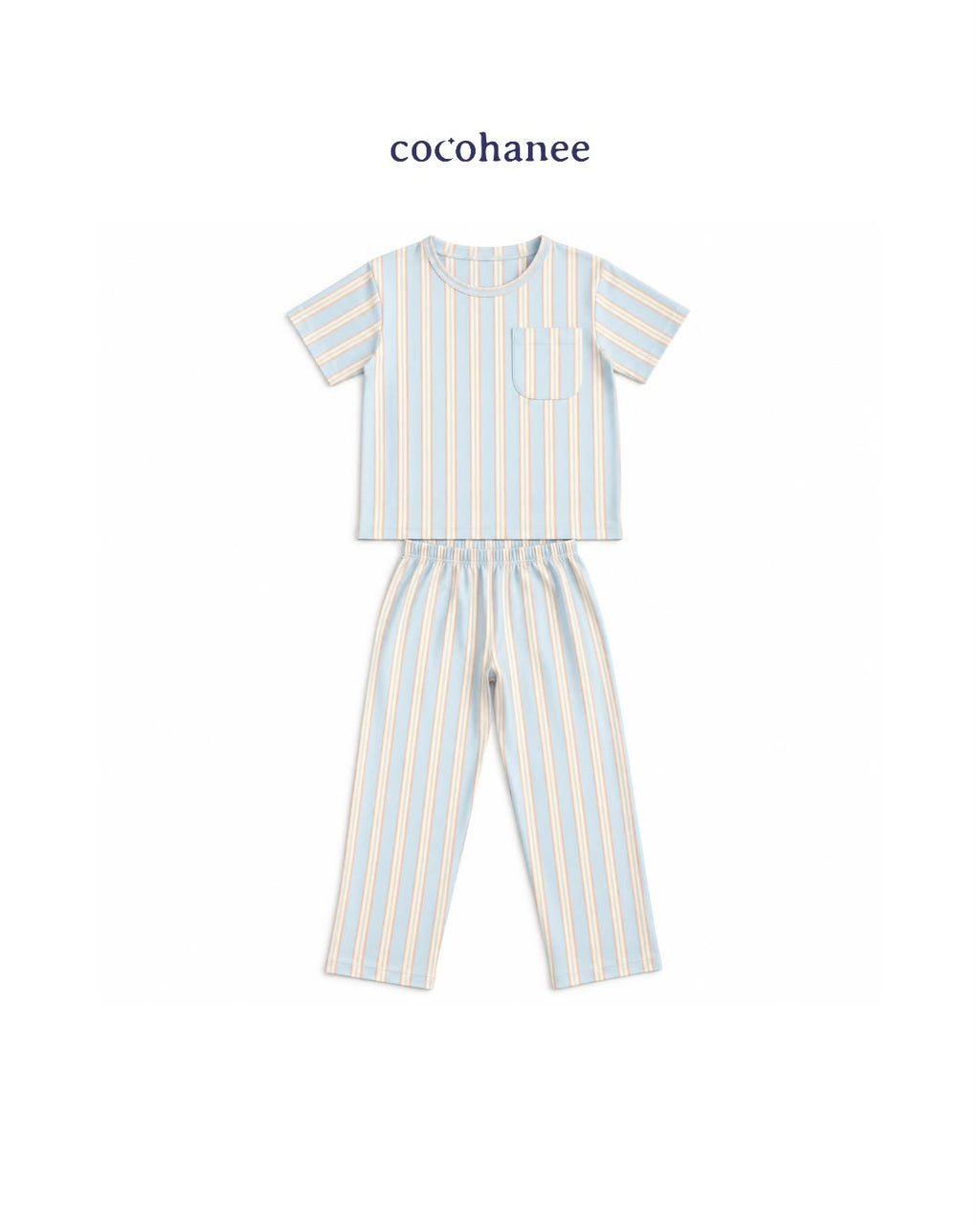 Cocohanee Classic Summer Vibe - Lune Cozy Pajamas Coastal Play