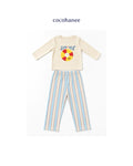 Cocohanee Classic Summer Vibe - Long Pajamas Sunny Splash
