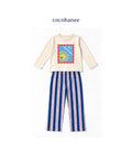 Cocohanee Classic Summer Vibe - Long Pajamas Summer Stamp