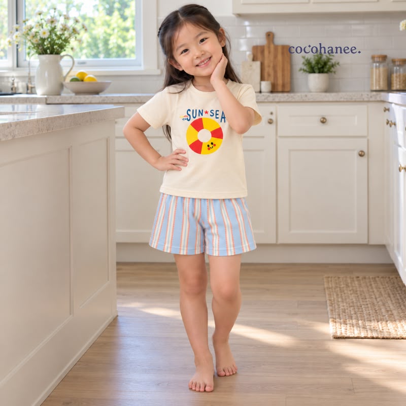 Cocohanee Classic Summer Vibe - Short Pajamas Sunny Splash