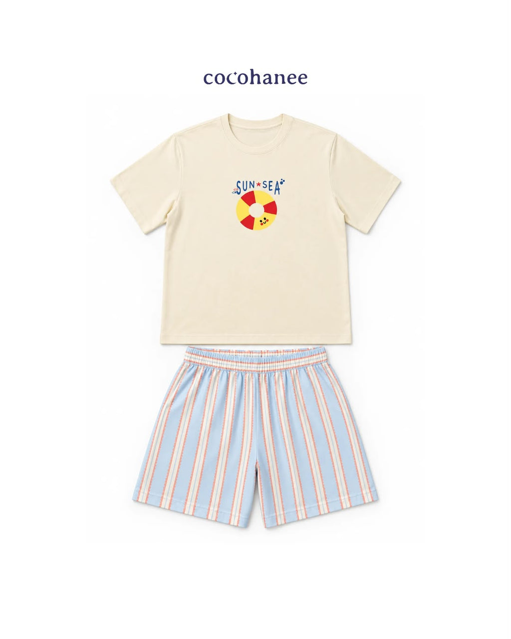 Cocohanee Classic Summer Vibe - Lune Short Pajamas Sunny Splash