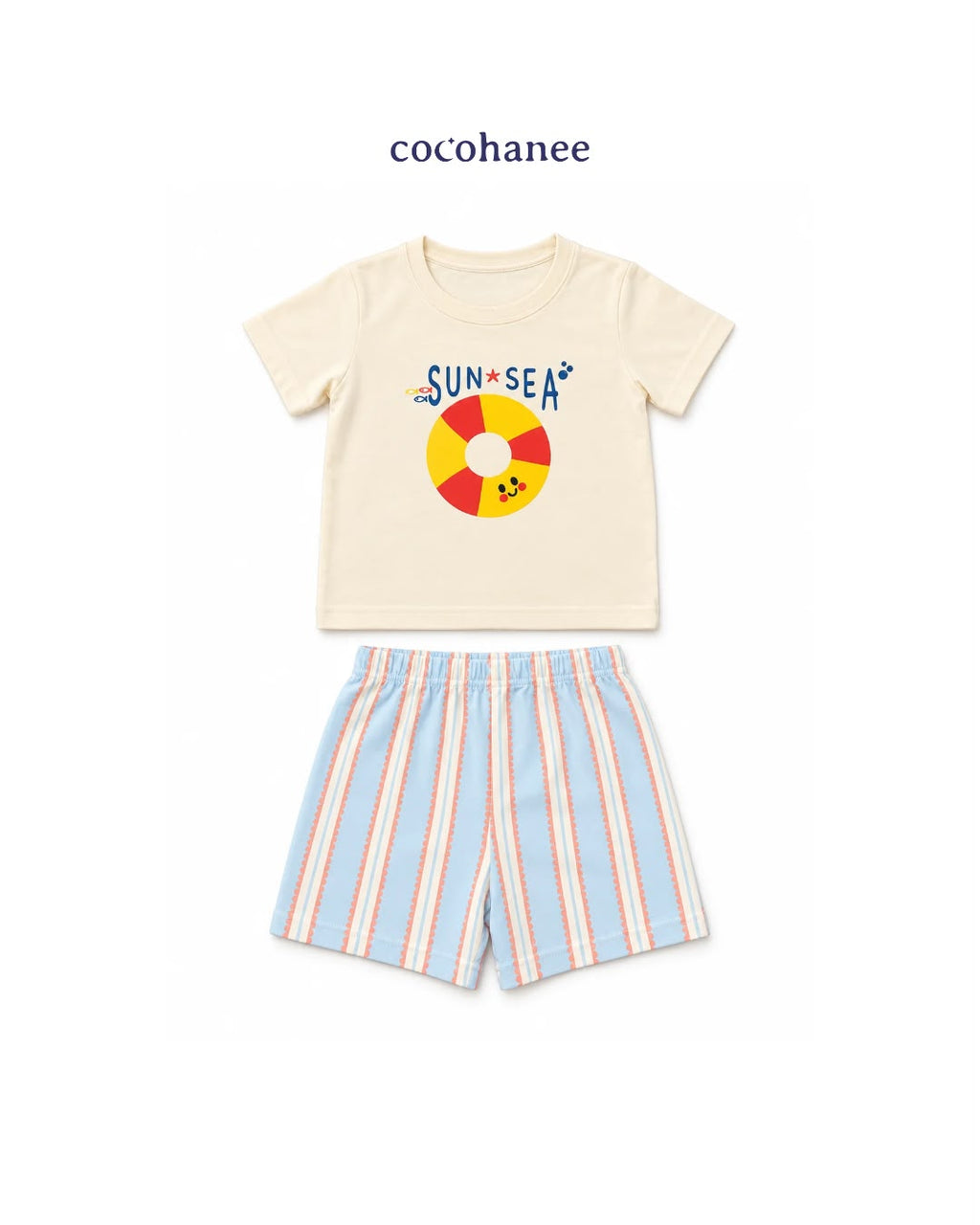 Cocohanee Classic Summer Vibe - Short Pajamas Sunny Splash
