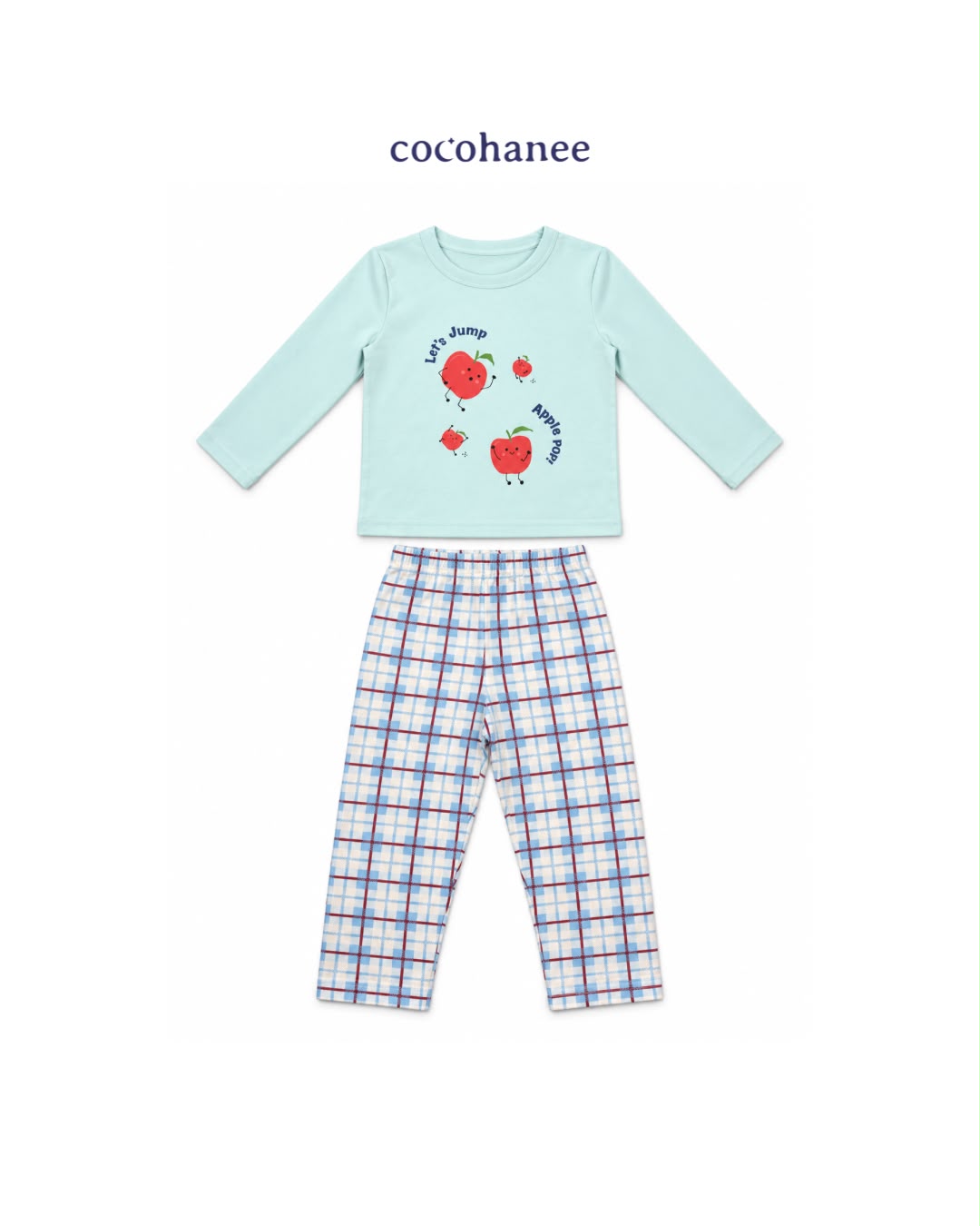 Cocohanee Classic Summer Vibe - Long Pajamas Apple Pals