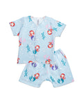 Cocohanee - Mermaid World - Baby Short Button Down Pajamas - Piyama Bayi dengan Kancing Depan