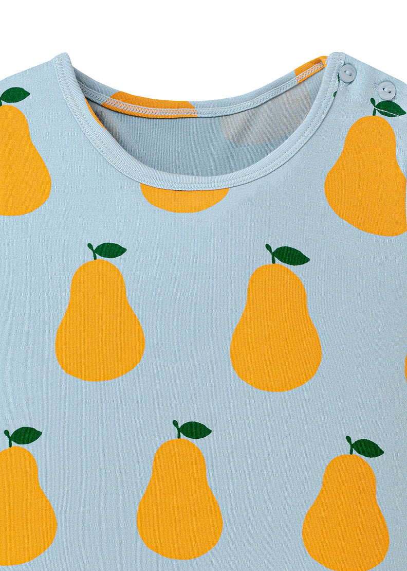 Cocohanee Baju Tidur Anak Unisex Orange Pear 1-3 Tahun