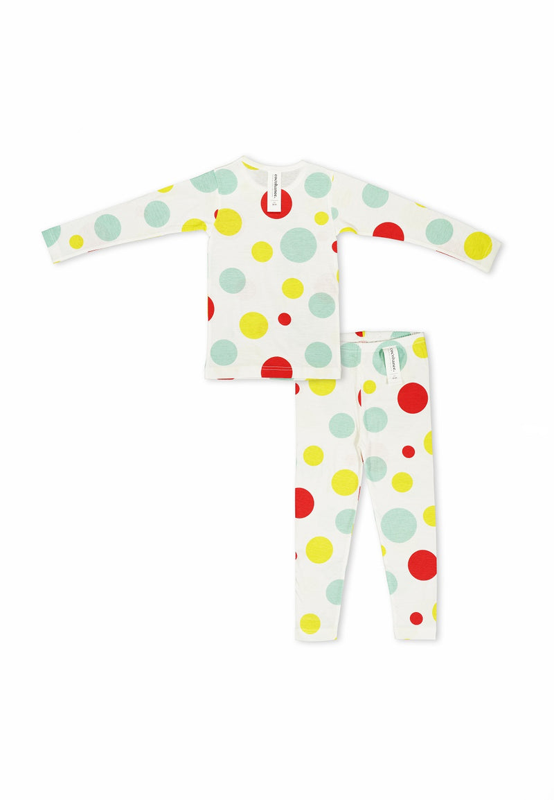 Cocohanee Baju Tidur Anak Unisex Color Circles 1-12 Tahun