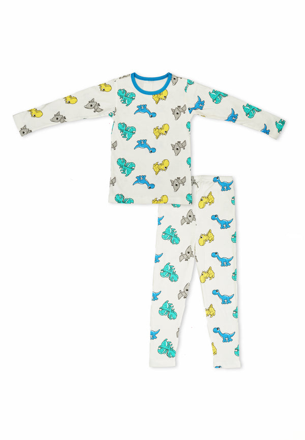 Cocohanee Baju Tidur Anak Laki-laki Cute Dino 1-12 Tahun